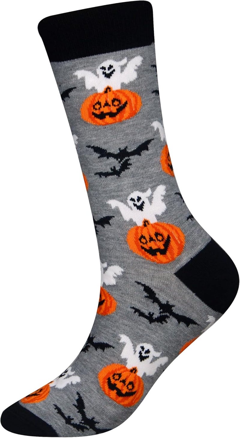Cansok Men's 2/4 Packs Fun Crazy Novelty Dress Crew Socks - Image 3